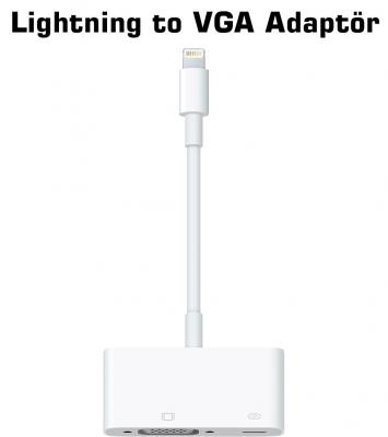 Apple Lightning to VGA Adaptör