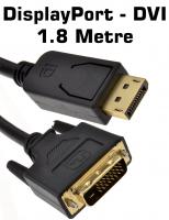DisplayPort - DVI Dönüştürücü Kablo 1.8 Mt.