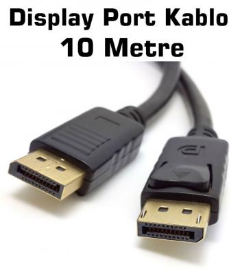 DisplayPort Kablo Erkek - Erkek 10 MT