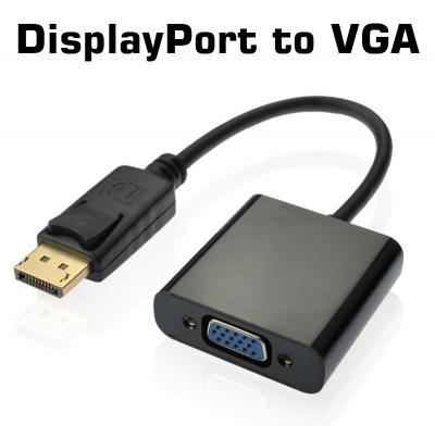 DisplayPort to VGA Dönüştürücü Adaptör