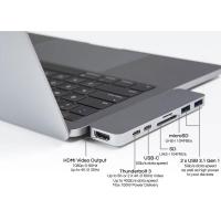 Macbook Pro USB Type C Kart Okuyucu + Combo Hub + HDMI