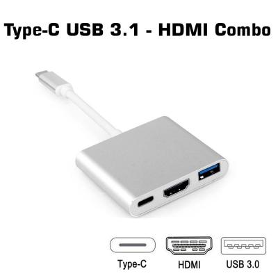 USB 3.1 Type C - HDMI Combo ( Hdmi - USB 3.0 - USB 3.1) 