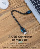 USB Type C 3.1 - USB 3.0 Dişi OTG Dönüştürücü Kablo 25 Cm
