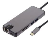 USB Type C to HDMI 8in1 Combo Adaptör